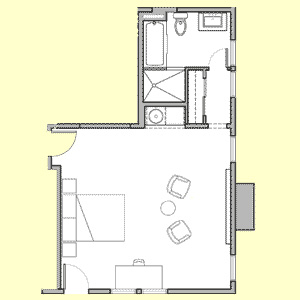 Room 108 floor plan