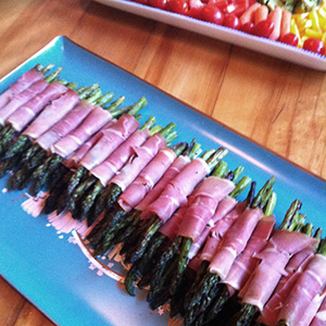 wrapped asparagus
