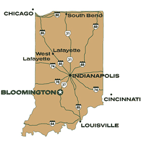 Indiana map