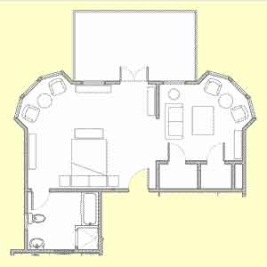 Room 101 floor plan