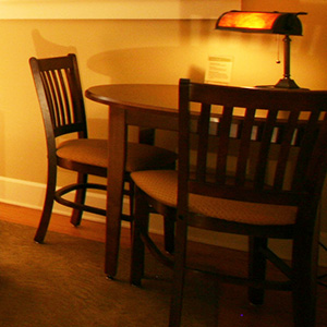 table and chairs
